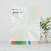 Lente Bloem Briefhoofd (Staand voorkant)