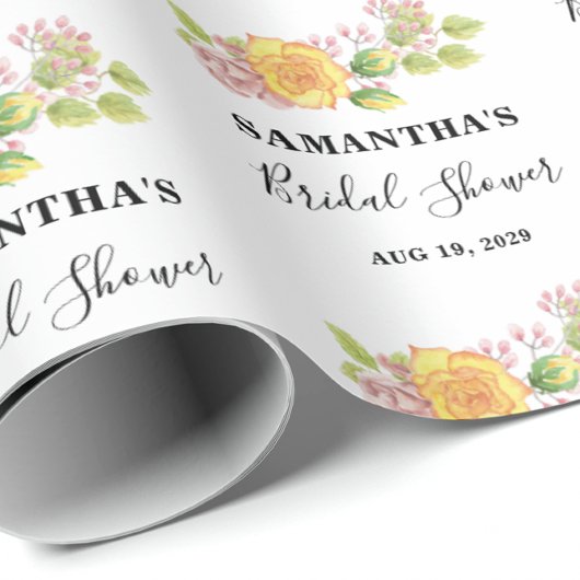 Lente Bloem Bruidsborrel Cadeaupapier