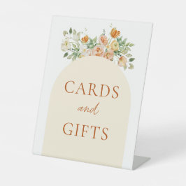 Lente Bloem Bruidsborrel Kaarten en Cadeaus Bord Reclamebord Met Voetstuk