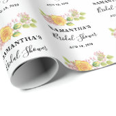 Lente Bloem Bruidsfeest  Cadeaupapier (Rol Hoek)