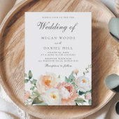 Lente bloem bruiloft botanische tuin kaart