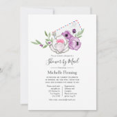 Lente bloem bruiloft of babyshower per post kaart (Voorkant)