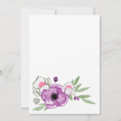 Lente bloem bruiloft of babyshower per post kaart (Achterkant)