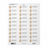 Lente Bloem Bruiloft Retouradres Etiket (Full Sheet)