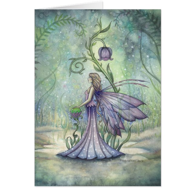 Lente Bloem Fee Fantasie Kunst Illustratie (Voorkant)