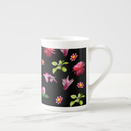 Lente Bloem Foto Print Bone China Kop