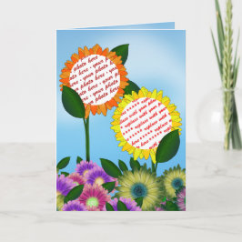 Lente Bloem Fotolijst Kaart