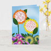Lente Bloem Fotolijst Kaart (Gele Bloem)
