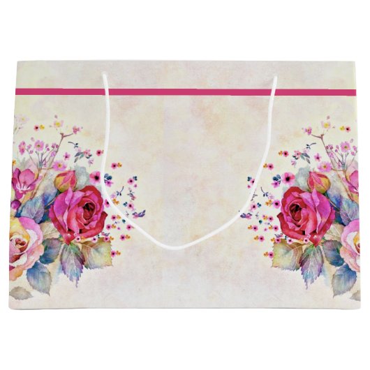 Lente bloem groot cadeauzakje (Voorkant)