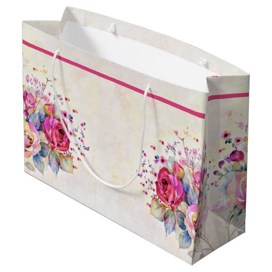 Lente bloem groot cadeauzakje (Achterkant Gekanteld)