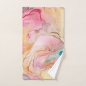 LENTE BLOEM MARMEREN WERVELING BADKAMER HANDDOEK S (Handdoek)