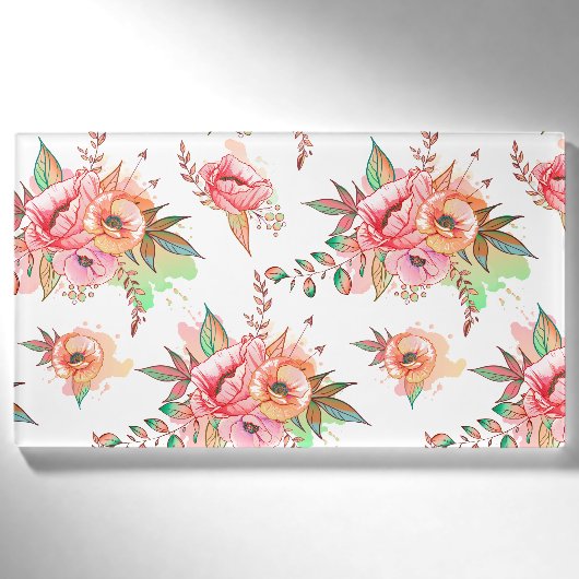 lente Bloem Naambadge (Voorkant)