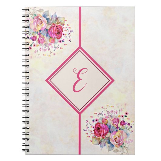Lente bloem notebook notitieboek (Voorkant)
