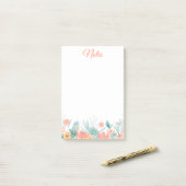 Lente Bloem Noten Post-it® Notes (Op bureau)