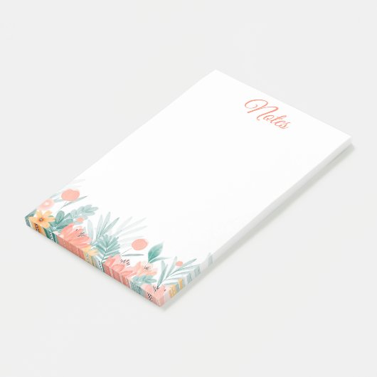 Lente Bloem Noten Post-it® Notes (Schuin)