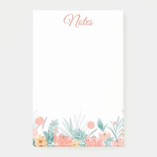 Lente Bloem Noten Post-it® Notes (Voorkant)