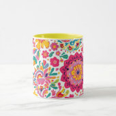 Lente Bloem Paisley Mok (Midden)