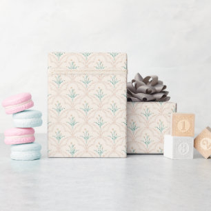 Lente bloem patroon Inpakpapier