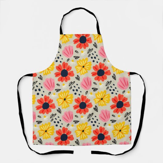 Lente Bloem Patroon Schort (Voorkant)