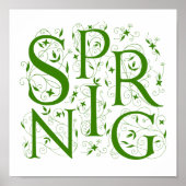 Lente bloem poster (Voorkant)