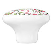 Lente Bloem Ring Keramische La Pull Knop (Zijkant)