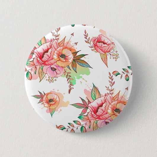 lente Bloem Ronde Button 5,7 Cm (Voorkant)