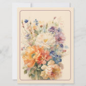 Lente bloem save the date (Achterkant)