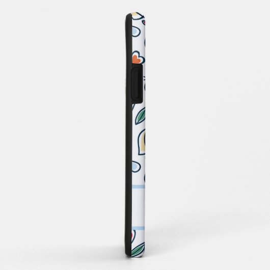 Lente bloem scandinavische stijl aangepaste naam Case-Mate iPhone case (Achterkant/rechts)