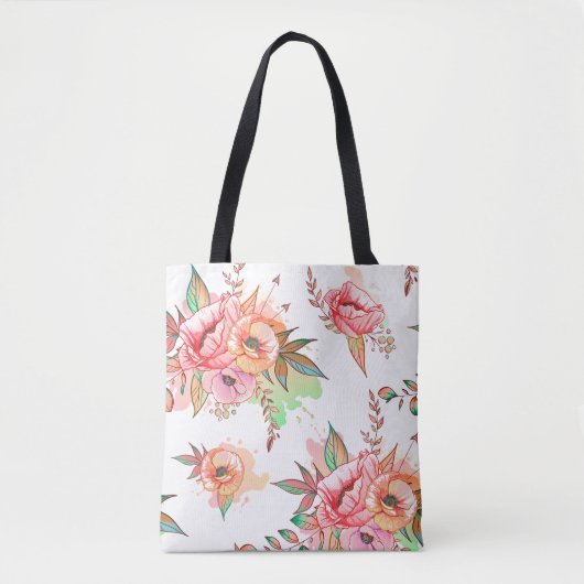 lente Bloem Tote Bag (Voorkant)