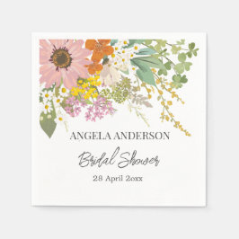 Lente Bloem Tuin Bruiloft Feest Papier Coaster Servet