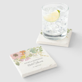 Lente Bloem Tuin Bruiloft Feest Papier Coaster Stenen Onderzetter