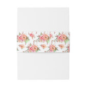 lente Bloem Uitnodigingen Wikkel (Achterkant Voorbeeld)