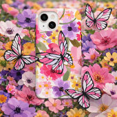 Lente Bloem Vlinder Ontwerp iPhone Hoesje