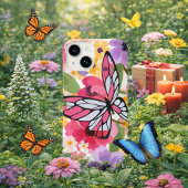 Lente Bloem Vlinder Ontwerp  iPhone Hoesje