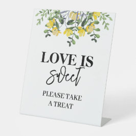 Lente Bloemachtig Huwelijksdessertbord Reclamebord Met Voetstuk