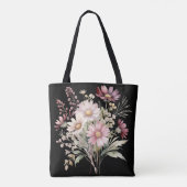 Lente Bloemachtige Bruiloft Tote Bag (Achterkant)