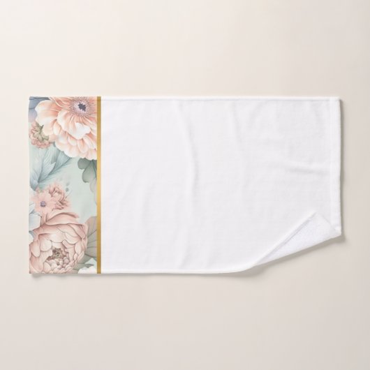  LENTE BLOEMBLAUW BADKAMER HANDDOEK SET (Handdoek)