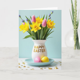 Lente Bloemboeket Kunstkaart Kaart