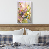 Lente Bloemboeket Poster Canvas Afdruk (Insitu (Slaapkamer))
