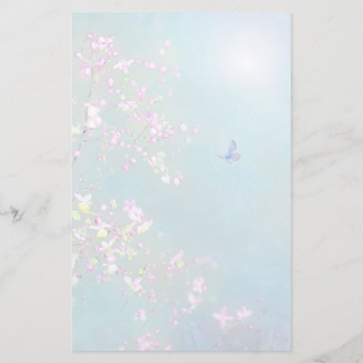 Lente bloemen 2 Stationery Briefpapier (Achterkant)