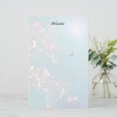 Lente bloemen 2 Stationery Briefpapier (Staand voorkant)