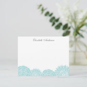 Lente Bloemen Aangepaste Platte Bedankbriefjes {bl Kaart (Staand voorkant)