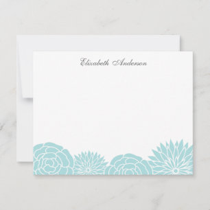 Lente Bloemen Aangepaste Platte Bedankbriefjes {bl Kaart