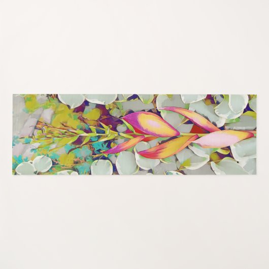 Lente Bloemen Abstract ontwerp Yogamat (Voorkant (horizontaal))