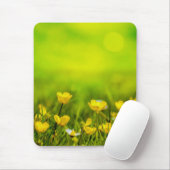 Lente Bloemen Achtergrond Muismat (Met muis)