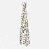 Lente Bloemen - Alphabet Boho Stropdas (Achterkant)