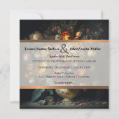 Lente Bloemen Arrangement Huwelijksuitnodiging Kaart (Achterkant)