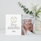 Lente Bloemen Arrangementen foto Bedankkaart (Staand voorkant)