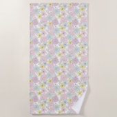 lente bloemen badhanddoek (Voorkant)
