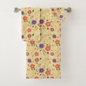Lente Bloemen Badhanddoek Set Bad Handdoek (Insitu)